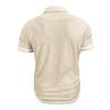 Summer Mens Short Sleeve T-Shirts Pocket Lightweight Casual Polo Shirt for Men Loose Trendy Loose Button Down Shirts for Men