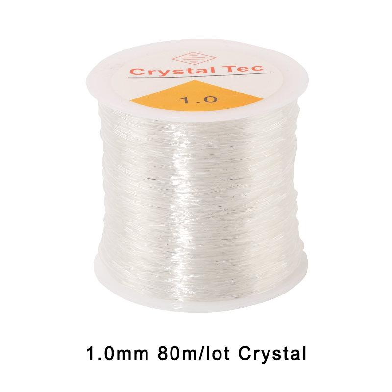 0.5-1.0mm Elastic Cord Beading Thread Stretch String Fibre Crafting Line for Jewelry Making DIY Seed Beads Pony Beads Bracelets