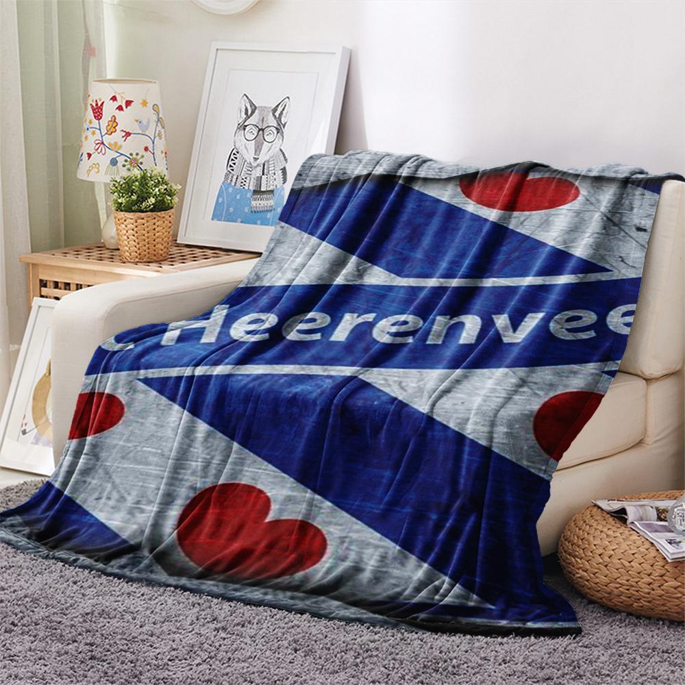 1pc SC Heerenveen Print Flannel Blanket, High quality Comfortable for All Seasons, Home Decor, Warmth and Comfort, Perfect for Christmas Gifts83