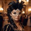 Creative Rhinestone Mask High-End Sparkle Masquerade Mask Half-Face Mask  Carnival Parties