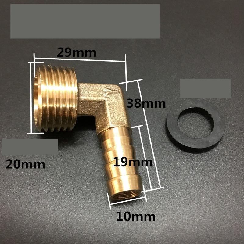Brass Hose Fitting 4mm-19mm Barb Tail 1/2"  BSP Female Thread Copper Connector Joint Coupler Adapter