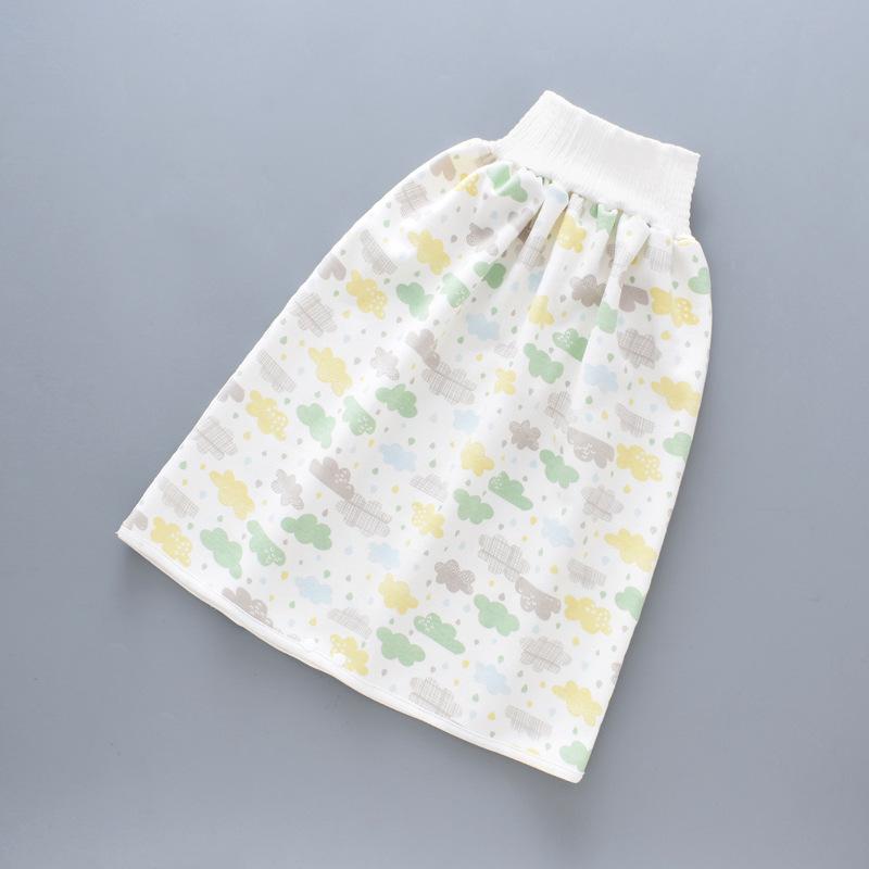 Baby Diaper Skirt Waterproof and Leak-proof Urine Withdrawal Non-wet Training Pants Baby Cotton Washable Diaper Pocket