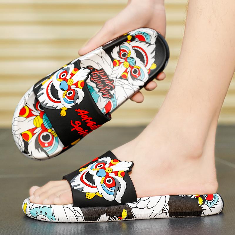 Summer Outerwear Trendy Fashion Soft Bottom Non-slip Slipper Men's Slippers