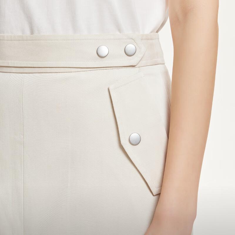 VEROMODA High-Waisted A-Line Midi Skirt with Belt