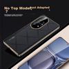 Gold-Plated Embroidered TexturePhone Case for Huawei P50 Pro, Full Protection Camera Lens, Ultra-Thin Shockproof Leather Case - Starry Black