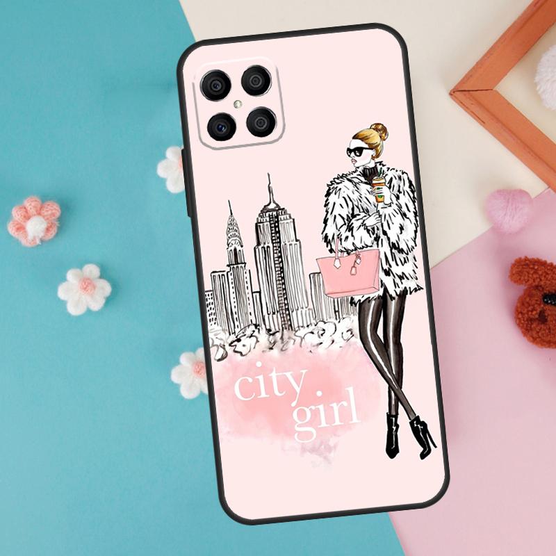 New York Girl Case For Honor 200 Pro 50 70 90 X9a X8a X8 X9 X8b X9c X9b Honor Magic 7 Pro 5 6 Lite Cover