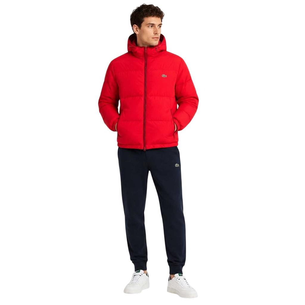 Lacoste Mens Heavyweight Quilted Puffer Jacket