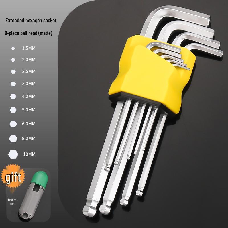 6-Point Torx and Metric Hex Wrench Set