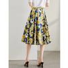 Women's Summer A-line Printed Skirt: Stylish & Slimming