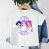 Nuova 2026 KPop Demon Hunters Saja Boys Cartone Animato Ragazzi T-shirt Girocollo Stampa Moda Casual Top T-shirt Bambini Abbigliamento Bambini