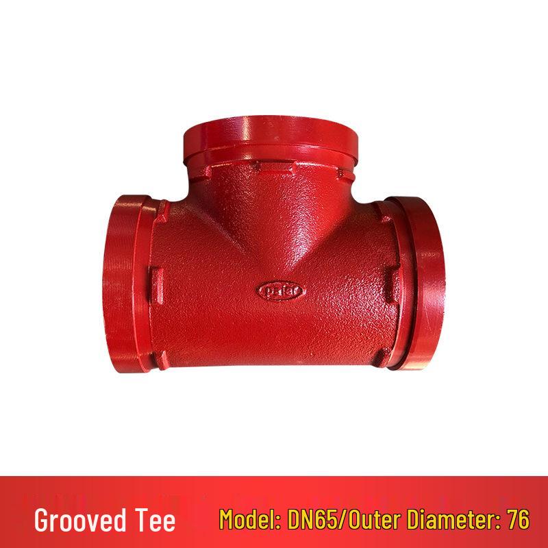 Firefighting Grooved Clamp Reducing Tee Fittings