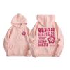 Hooded Women's Print Pullover Hoodie Long Sleeve Outer Wear