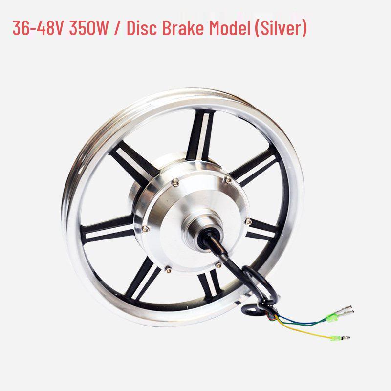 14-inch Folding Electric Bike: Dual Drive, 350W/500W High-Speed Brushless Motor, 36V/48V