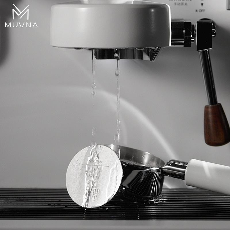 Muvna Ultra-tenký kovový sítko na espresso s více vrstvami Nerezové kávové filtry Pro 51/54/58mm košíček portafilteru