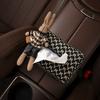 Advanced Sense Thousand Bird Lattice Car Tissue Box Female Car Seat Back Armrest Paper Box Drawer Box Car ArMrest Box Car Interior Decoration Supplies