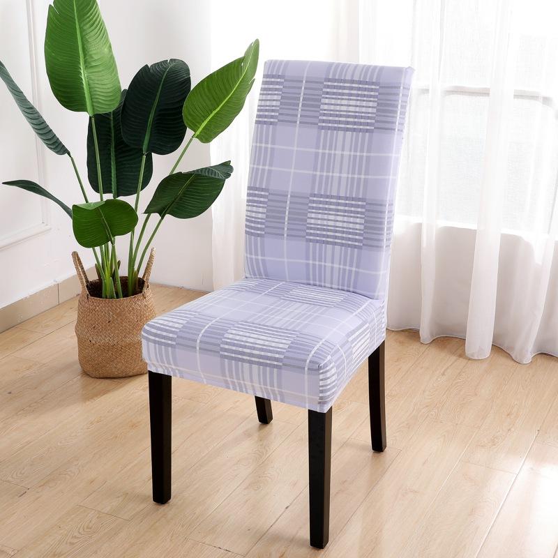 Printed Chair Cover Elastic Seat Chair Cover Living Room Detachable Washable Stretch Banquet Hotel Restaurant Set