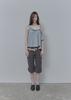 Pilse Low Capri Cargo Pants, Charcoal