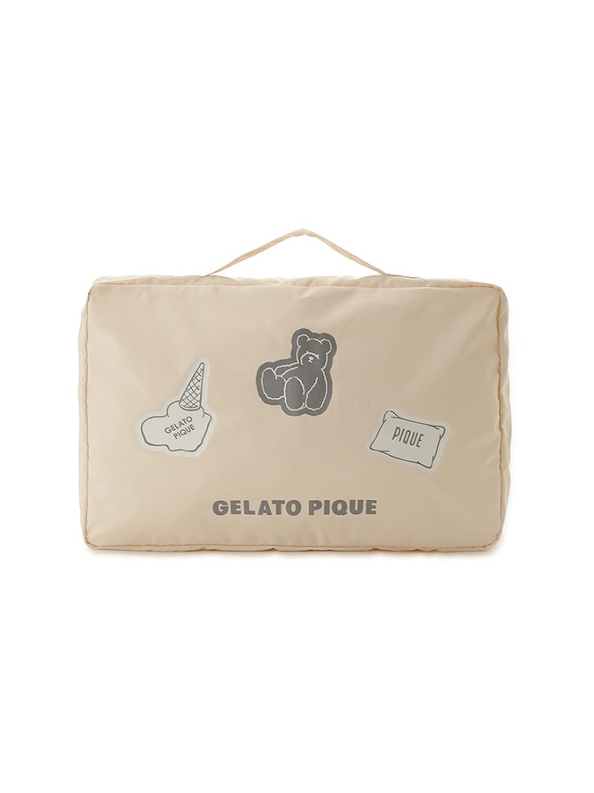 Gelato Pique Travel Pouch Large Free Size (PWGB269052), Women s, CRM,