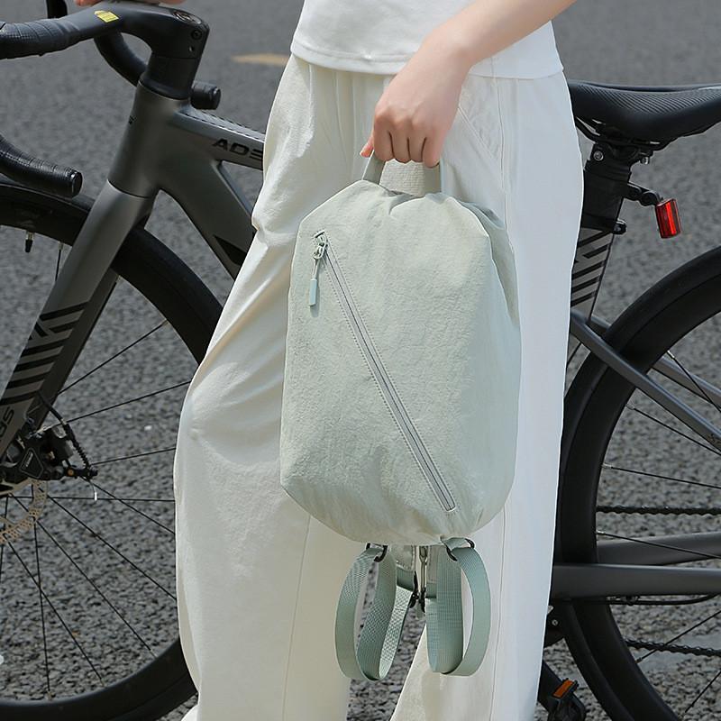 Lightweight Nylon Travel Backpack With Cube Shape For Outdoor Sports And Storage