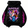 Girls' and Boys' Fashion Hunter Girls Group Hooded Sweatshirt Autumn/Winter Kids' Loose-Fit Casual Sweatshirt