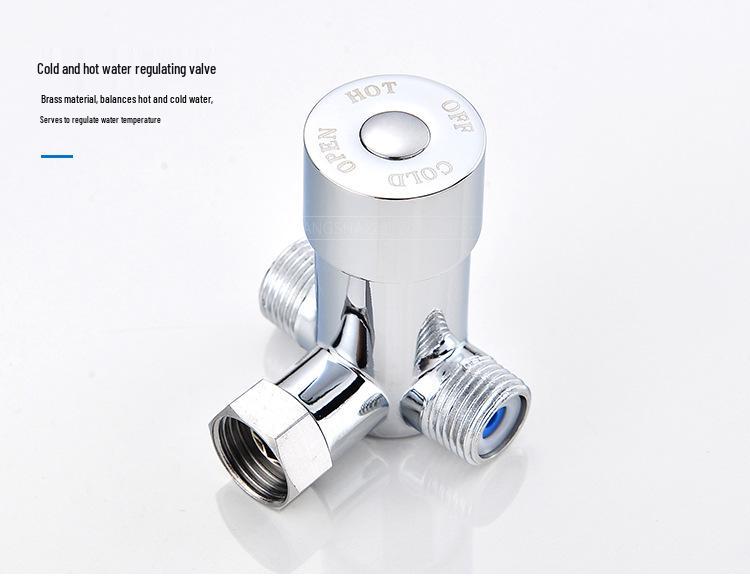 Smart Copper Infrared Sensor Faucet for Hot/Cold Water