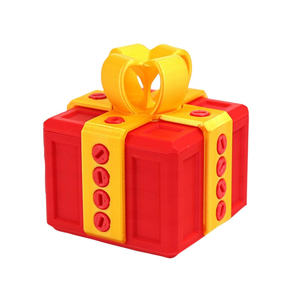 Lustige Geschenkbox - Pädagogisches Streichgeschenk, Elefanten-Party-Spiel für Thanksgiving und Weihnachten für Jungen und Mädchen. Einzigartige Weihnachtsmann- und Geburtstagsüberraschungsbox, F