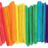 Colorful Popsicle Sticks For Crafts Large Color Craft Sticks 100 Sticks