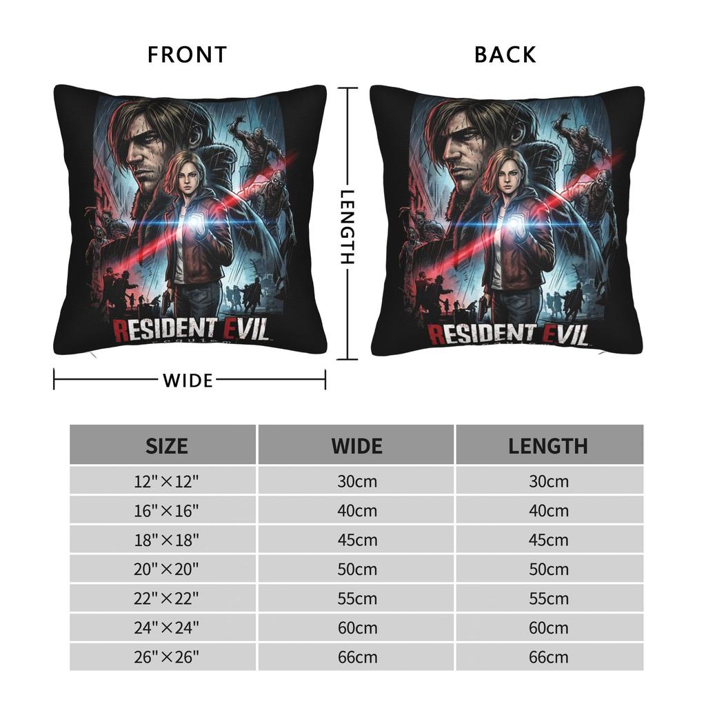 Residents Evils Requiem Leon S Kennedy Pillow Case Cute Funny Pillow Cover Design Pillowcases For Sofa Car Home Decor