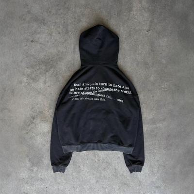 Europäischer und amerikanischer grenzüberschreitender Y2K Pullover Buchstabendruckmuster Langarm Pullover Hoodie Retro Jacke Street Trend