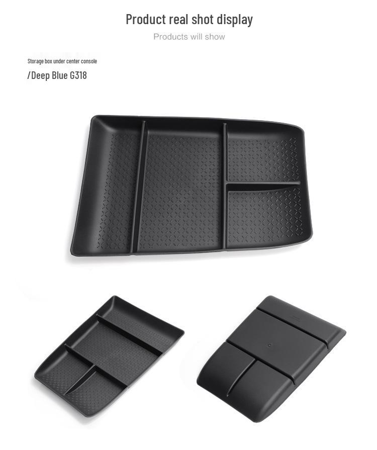 Deep Blue G318 Center Console Storage Box Organizer for Car Interior