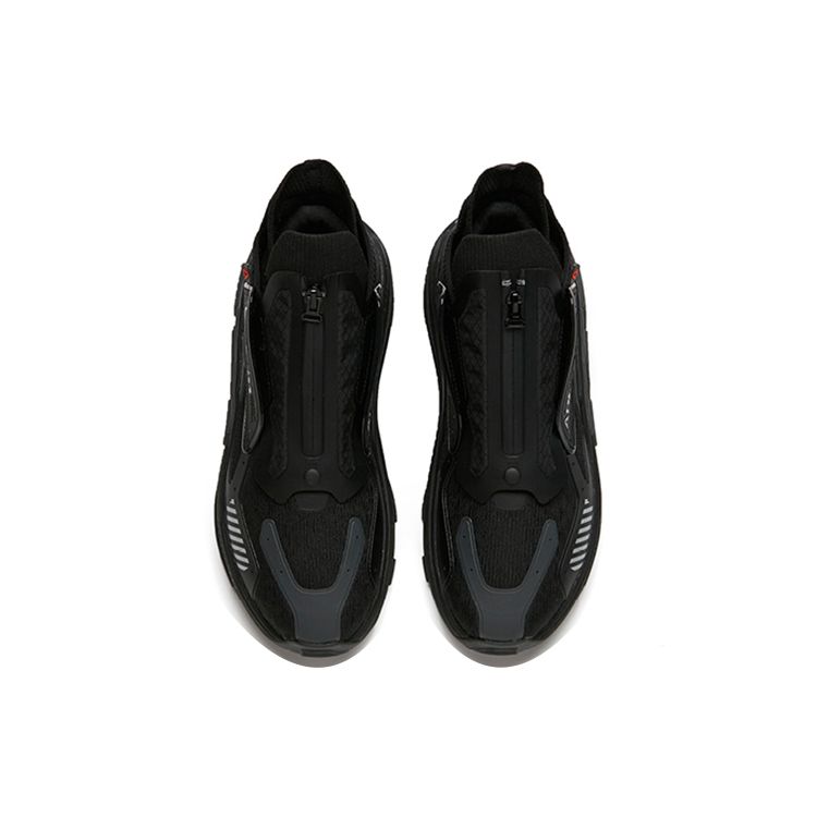 Anta AT91 Non-Slip Durable Mid-Top Running Shoes Men Shoes Black 112148851-2