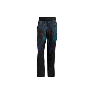 Harden Next Floral Print Basketball Pants Men Bottoms Black GH6694