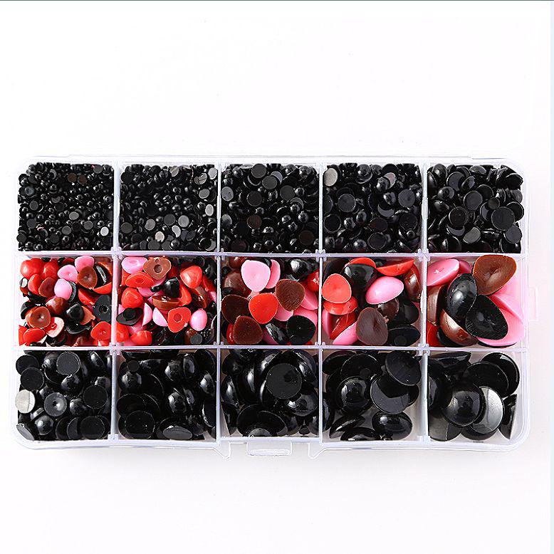 DIY Boxed Coffee Bear Plush with Black Eyes