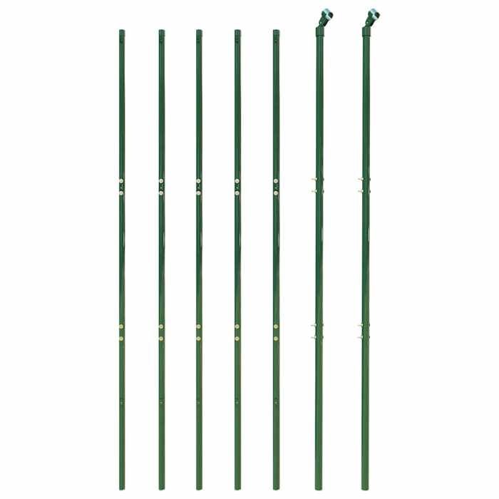 Clôture en mailles de chaîne - Maison Exclusive - Vert - 1,6 x 10 m - Acier galvanisé, revêtement PVC