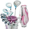 WORLD EAGLE G510 Ladies Club Set 12 Clubs Right Handed Bag: 510 WhitePink Beginner