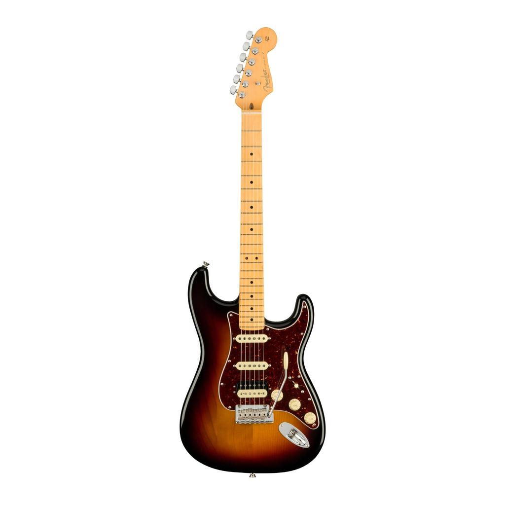 Fender Electric Guitar American Professional II Maple Sunburst Stratocaster® HSS, Fingerboard, 3-Color