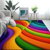 Colorful Abstract Pattern Carpet Playground Living Room Non-slip Large Area Rug Bedroom Soft Easy To Clean Floor Mat Cloakroom