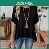 Street Style T-Shirt für Damen mit Pastiche-Stoff und lässiger Passform für den täglichen Gebrauch