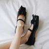 Designer Square Toe Flat Women Mary Jane Shoes Concise Slip on Flowers ballet Shoes Eelgant Woman Butterfly-knot Dress Shoes