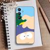S-South P-Park Cartoon Phone Case For Samsung Galaxy A73,A21s,A22,A31,A52,A53,A71,A41Soft Black Shell