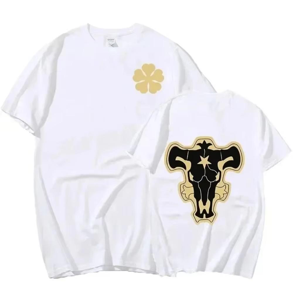 Anime Black Clover Tshirt Men Cotton T-Shirt Trend Print Oversized Women Tee Short Sleeve T Shirt Streetwear Hip Hop Clothes Top