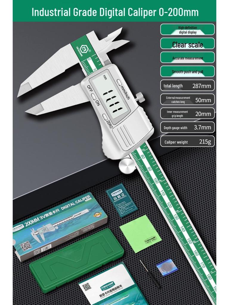 Mitutoyo German Stainless Steel High Precision Digital Vernier Caliper for Industrial and Household Use