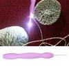 9 In 1 USB Rehargeable Light Up Crochet Hooks Needles Hand Weave Sewing Tools Set