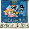 Dexter 's laboratory Wall Tapestry Aesthetic Wall Hanging Printed Fabric Blanket Decorative Tapestries for Bedroom Living Room Home Decor