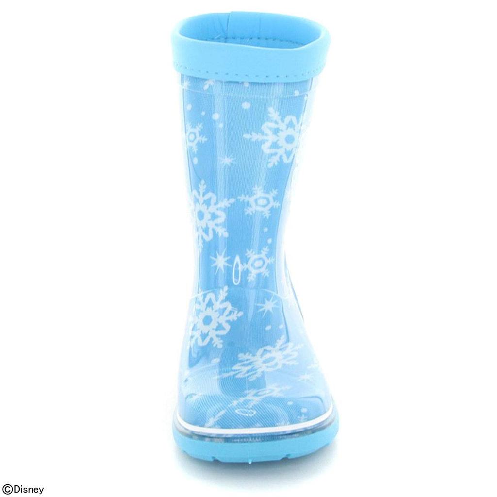 Disney Frozen Rain Boots, Made in Japan, Kids' Romp C63 Anayuki, Sizes 14-19cm, Sax, 15.0cm, 2E