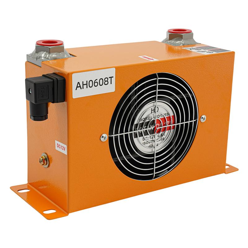 12V Luft-Öl-Kühlmaschine AH0608T | 60LPM Hydraulikölkühler, Vollkupfermotor, ≤2MPa Arbeitsdruck