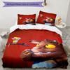 Set Biancheria da Letto Il Gruffalò 3 Pezzi Copripiumino Chiusura Include 1 Copripiumino & 2 Federe, Morbido e Confortevole per Tutte le Stagioni.
