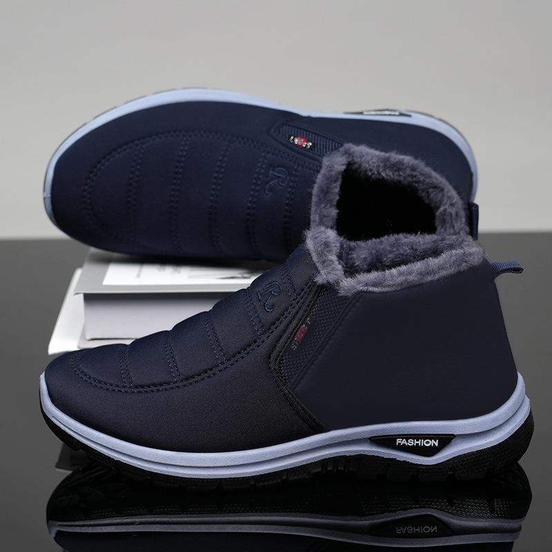 Winter New Cotton Boots Thickened Warm Boots Waterproof and Non-slip Men's and Women's Snow Boots Cotton Boots