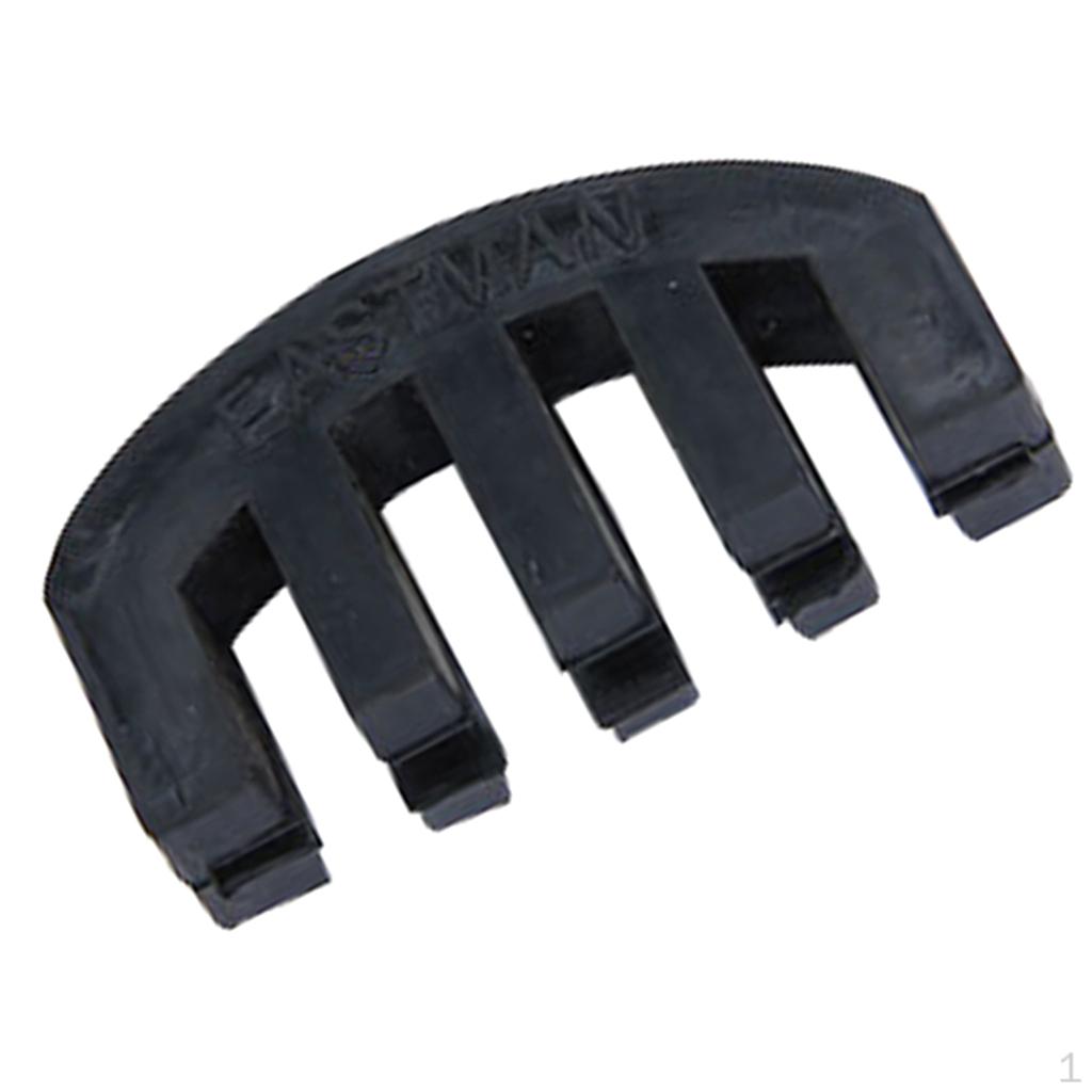 Black Rubber 4/4 Violin Practice Mute
