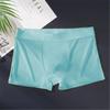 Men's Seamless Ice Silk Breathable Boxer Briefs - Lightweight, Comfortable Summer Underwear with Waistband